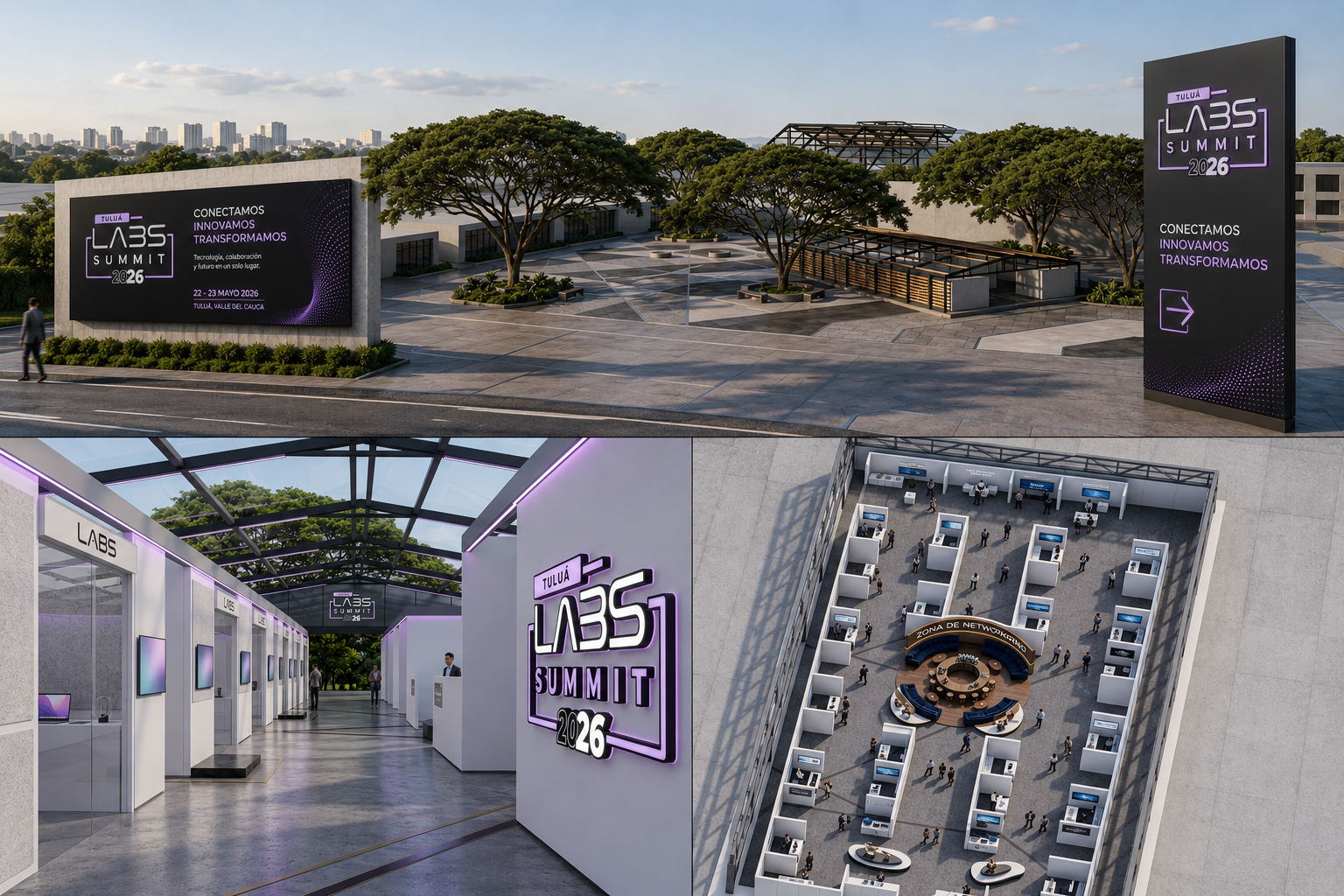 Render del venue Labs Summit 2026