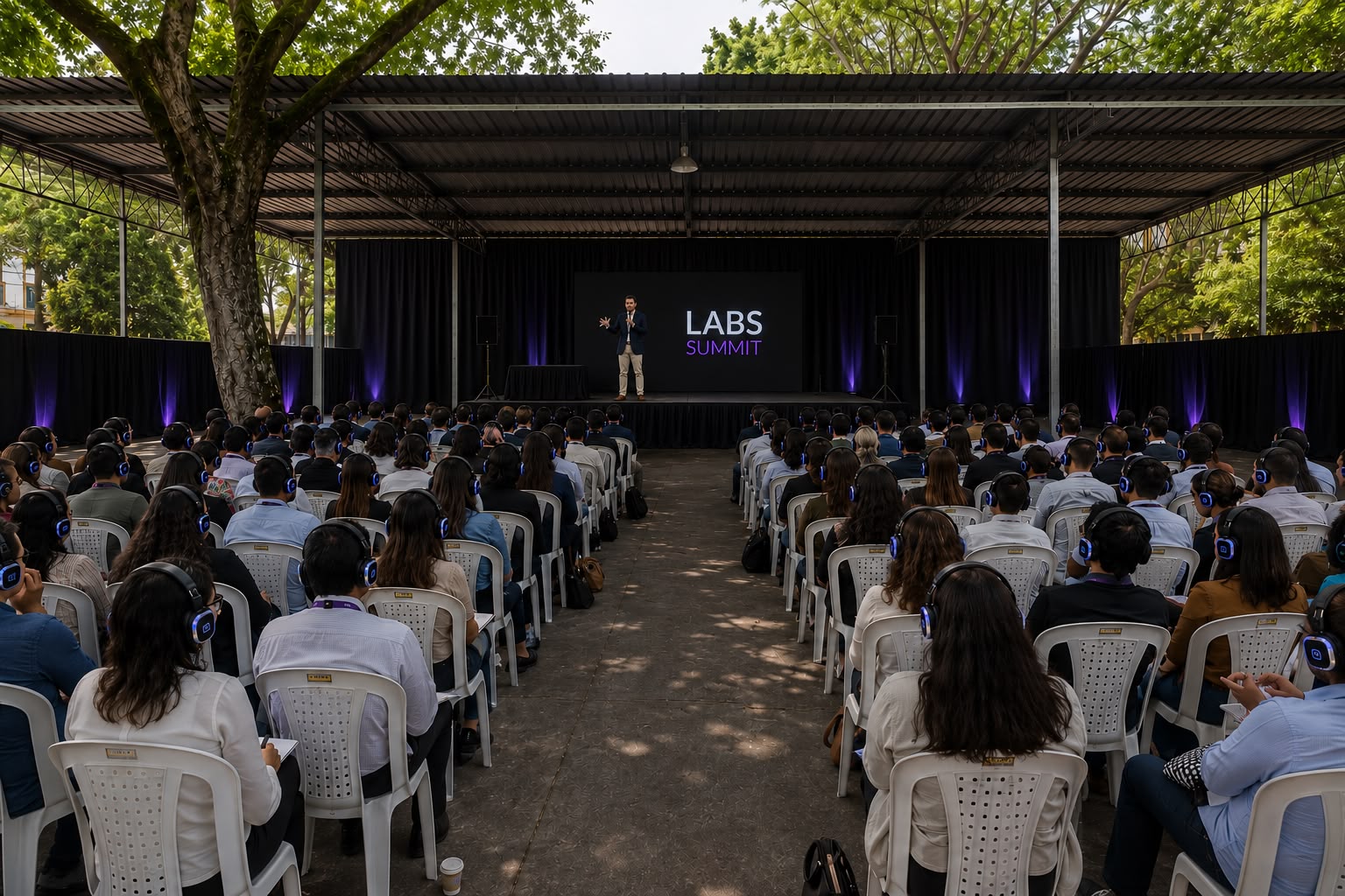 Render de la zona de workshops